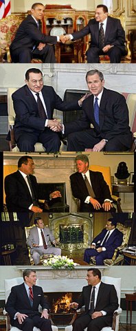 mubarak-american-presidents